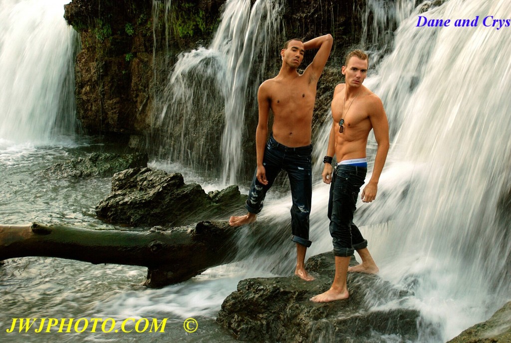 Pretty Boys in Waterfall 2