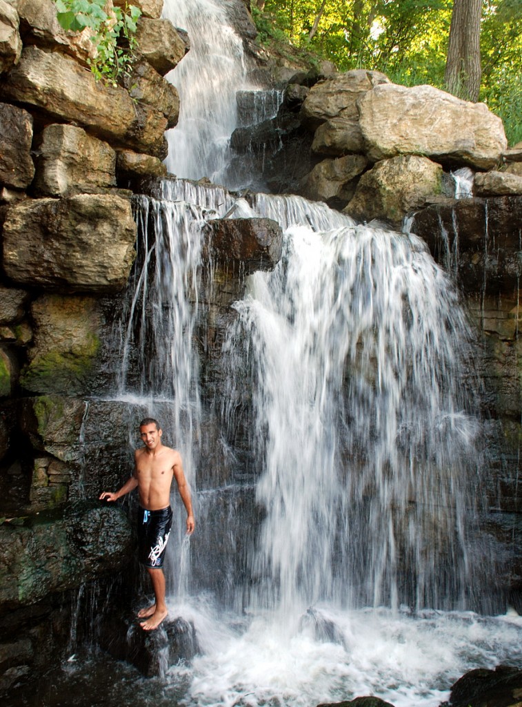 Waterfall Hottie Smiles