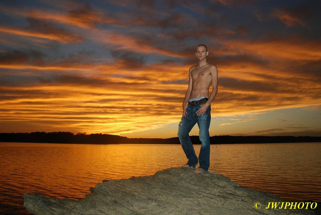 Hottie and The Gorgeous Sunset