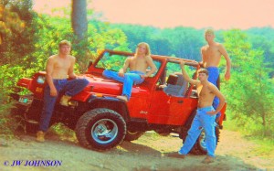 David Hanna, John Bost, Anth Seamon Jeep