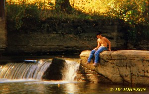 Fishin At The Old Mill Dam 2