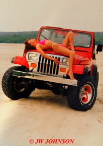 Red Jeep Beauty