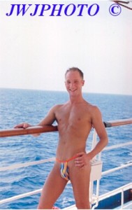smiling on deck