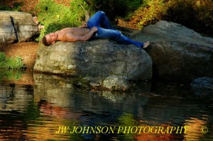 rock resting reflections WM