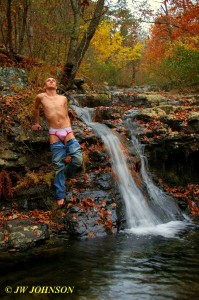 Ginch Gonch Jeans Art Waterfall