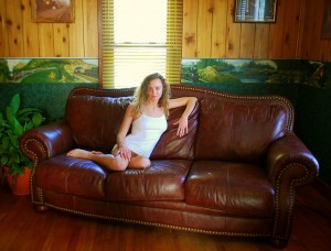 Babe on Couch