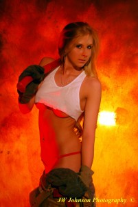 Smokin Hott Bunker Babe